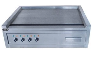 Commercial New Condition Counter Top Full Flat Electric Cast Iron Griddle With Korea Pan(OT-68)