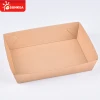 Compostable recyclable biodegradable lunch paper board tray