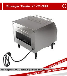 Conveyor Toaster CT-300 for Food Warmer and Grill Certification CE