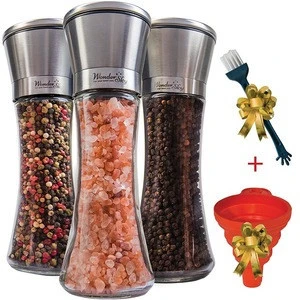 Cooking Tools pepper grinder kitchen appliance spice bottle spice jars  salt and pepper grinder set