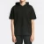 Import Cool Design Plain Black Boy Short Sleeve Pullover Hoodie With Hood from China