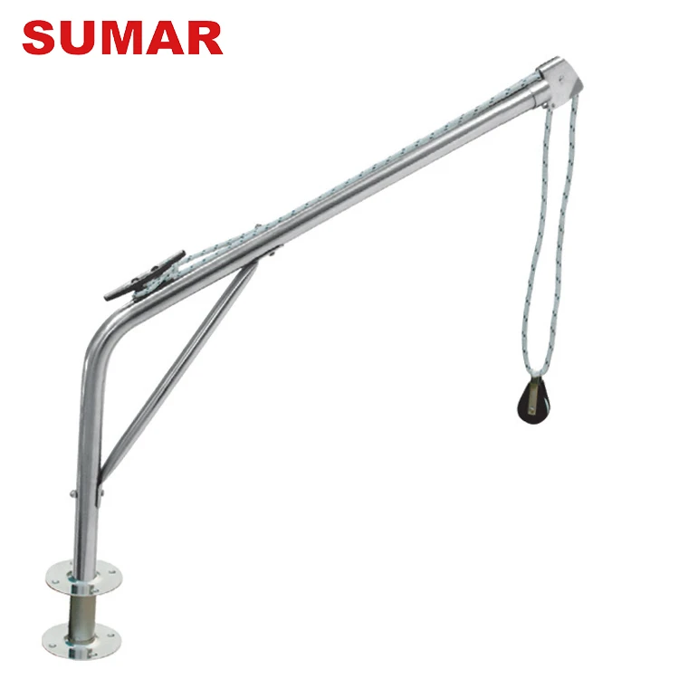 Corrosion-resistant metal stable structure stainless steel rescue boat davits sale for mooring