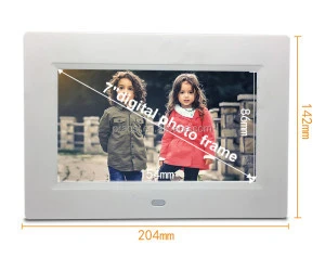 counter top promotion video display screen 7 inch digital frame lcd advertising player