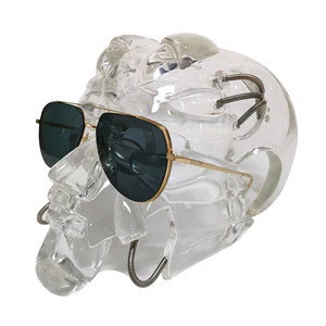 Crystal polyresin bob head sunglasses display