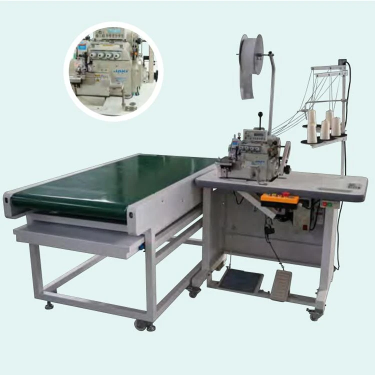 Curtain machine factory sell stretchable conveyor belt curtain hemming sewing machine industrial