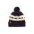 Custmo Logo Trendy High Quality Acrylic Warm Winter Hats Caps Plain Dyed Skullies Pom Pom Knitted Beanie