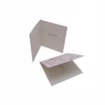 Custom China supplier logo printing creative handmade greeting cards/gift cards