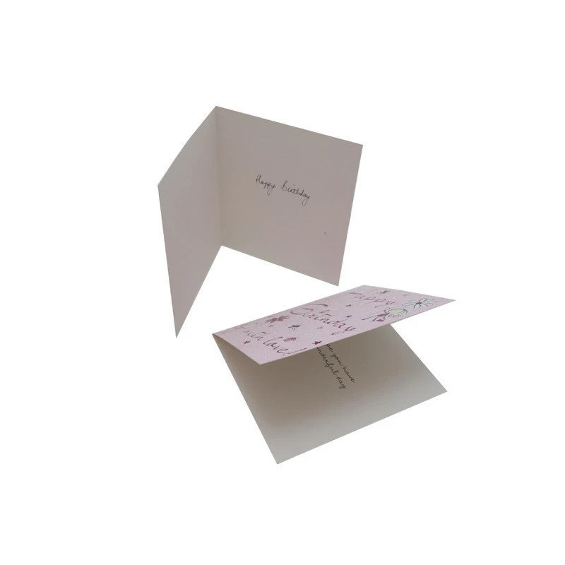 Custom China supplier logo printing creative handmade greeting cards/gift cards