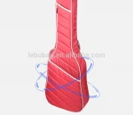 Custom designer leather guitar gig musical instrument bag