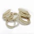 Import custom hair ponytail holders elastic rubber bands rope 100% organic cotton and biodegradable hair ties accessories for women from China
