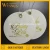 Import custom logo gold foil metal eyelet hole punch hang tag for garment from China