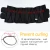 Import custom logo private label women workout black tummy slimming belly belt double strap 100% latex rubber waist trimmer from China