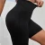 Import Custom Logo Seamless Solid Colorful Women Sports Striped Scrunch Butt Shorts High Waist Quick Drying Yoga Shorts from China