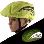 Custom logo Waterproof 210T polyester bike motorcycle helmet cover bicycle helmet cover