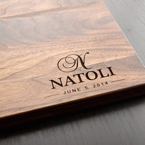 Custom Logo Wedding Gift Walnut Wood Cutting Board,Wooden Chopping Block