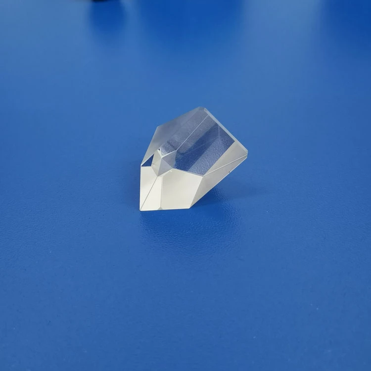 custom made Precision Triangular or Spectrometer glass Prism pole