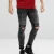 Import Custom Men New Look Skinny Jeans With Rips In Black Wash from China