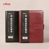 Custom personalized 2020 office supplies pu leather notebook journal