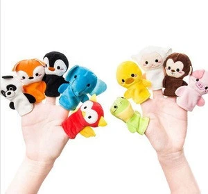 Custom Plush Animal Finger Puppets