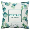 Custom printed linen cushion cover for home decorative pillow case