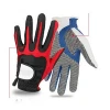 custom printing golf gloves in leather material low moq