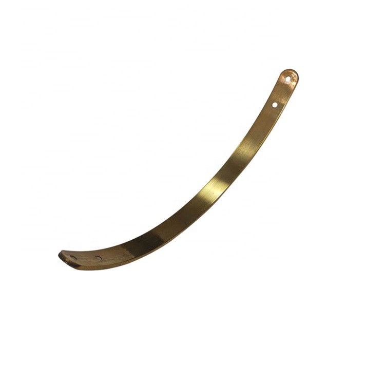 Custom Sheet Metal Forming Service OEM High OEM Curved Stamped Punched Brass Parts