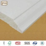 Custom Waterproof Wood Board white painted floor accessories baseboard trims