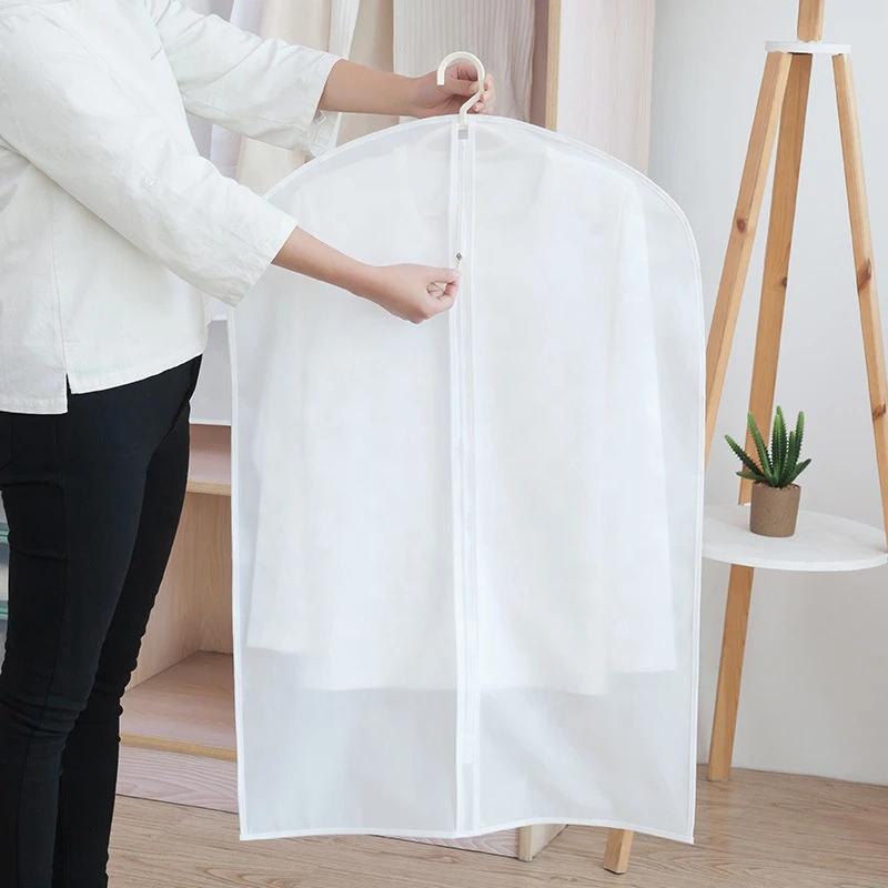 Custom wholesale waterproof folding PEVA garment suit bag