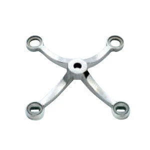 Customized 1-4 arms stainless steel glass spider