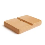 Customized Beech Wood Soap Holder Bath Shower Plate. WB100-22