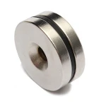 Customized Magnetic Materials Neodymium Round Ring Magnet for Magnetic Charging Cable