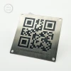 Customized QR code printing metal name plates tags