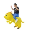 Cute mascot riding costumes big yellow dog inflatable costumes for carnival party