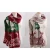 Cute reindeer wine red knitted scarf thick warmer soft winter scarf christmas present for girls scarves christmas gift for women