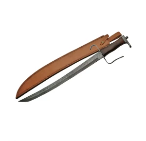 DAMASCUS KNIFE CUSTOM HANDMADE Beautiful Stag Horn Handle sword