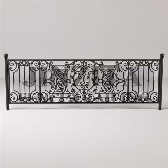 Decorative Fence Panel Aluminum Fencing Forged Iron Fence