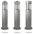 Import Die-casting aluminum housing  IP65 LED lawn light E27  traditional bollard lighting from China
