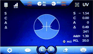 Digital Lensometer Auto Lensmeter D910 Optics Instruments