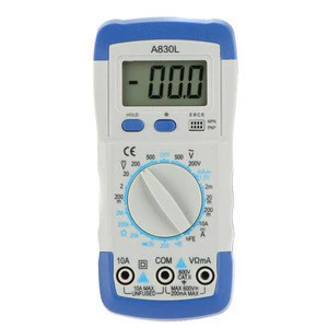 Digital Multimeter A830L Pocket-size DMM Ammeter Voltmeter Ohmmeter hFE Tester electrician multimetro diagnostic-tool w/LCD
