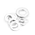 Import DIN125 zinc galvanized wholesale small round metal steel flat washer grower fender plain washers shim from China