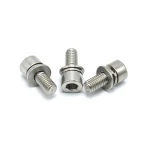 DIN912 TRI-SEMS cup hex head sems bolt titanium screw