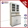 Direct Sale medical furniture and equipment classic white glass door Laboratory storage cabinet used medical cabinets