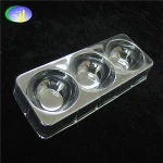 Disposable PET PS plastic cavity tray chocolate ball plastic insert tray with FDA