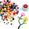 DIY craft  Christmas Decoration Pompom balls for kids toy