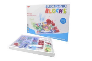 DIY educational toy science  electronic circuits toys  assembly electronic building block plastic toy for kids