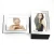 Import DL041 factory low MOQ Brushed Metal aluminum Photo Album for promotional gift and event from China