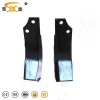 Double holes Blades C860 type cultivator rotavator hard and strong rotary tiller blade Agriculture Machinery parts