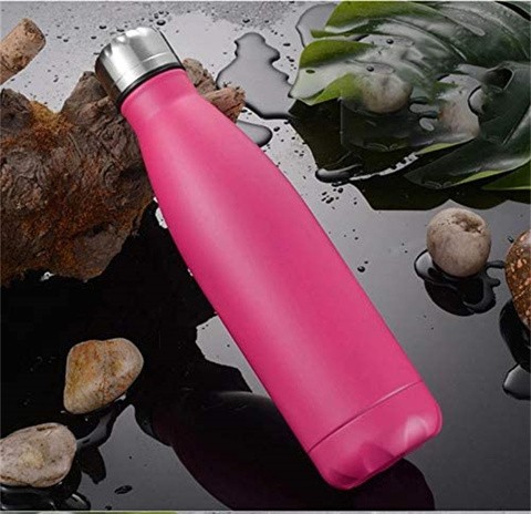 Buy Double Wall Cola Shaped Bottle Stainless Steel Vacuum Cola Water ...