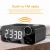 DY93 LED Time Display Snooze Alarm Clock Column Subwoofer Stereo Music Player TF FM Radio Wireless Speaker