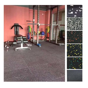 E-environment Gym rubber  flooring rolls used power area under dumbbell mats